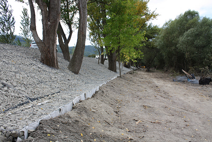 Restoration of flood damage between sections 46-47 km on route 11